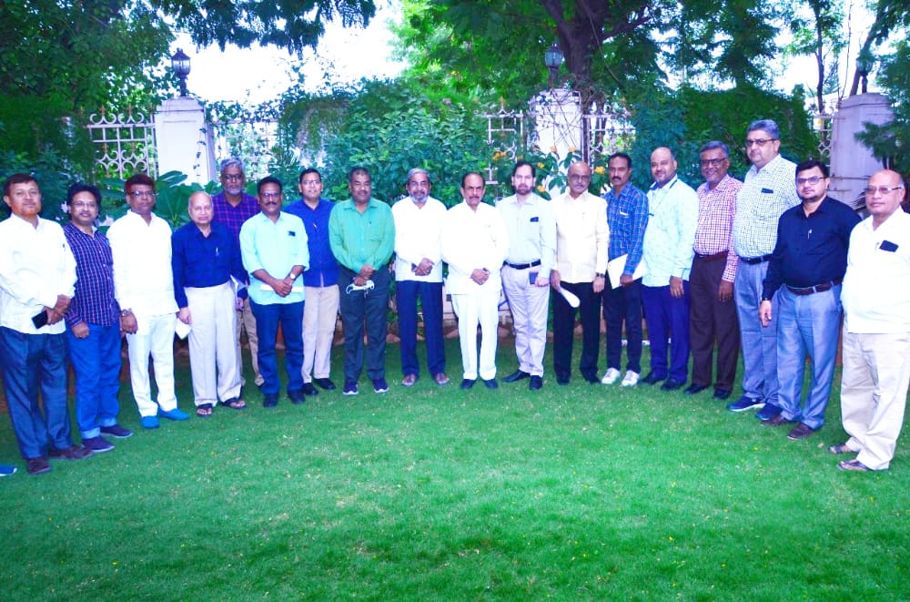 Home Minister of Telangana at his Official Residence Regarding Preparations for the Celebrating 200 Hundred Years of Urdu Journalism in India.